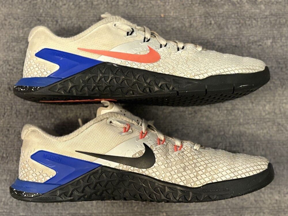 Nike Metcon 4 Lifting Cross Fit Sneaker White BV1636-164 Mens Size 8